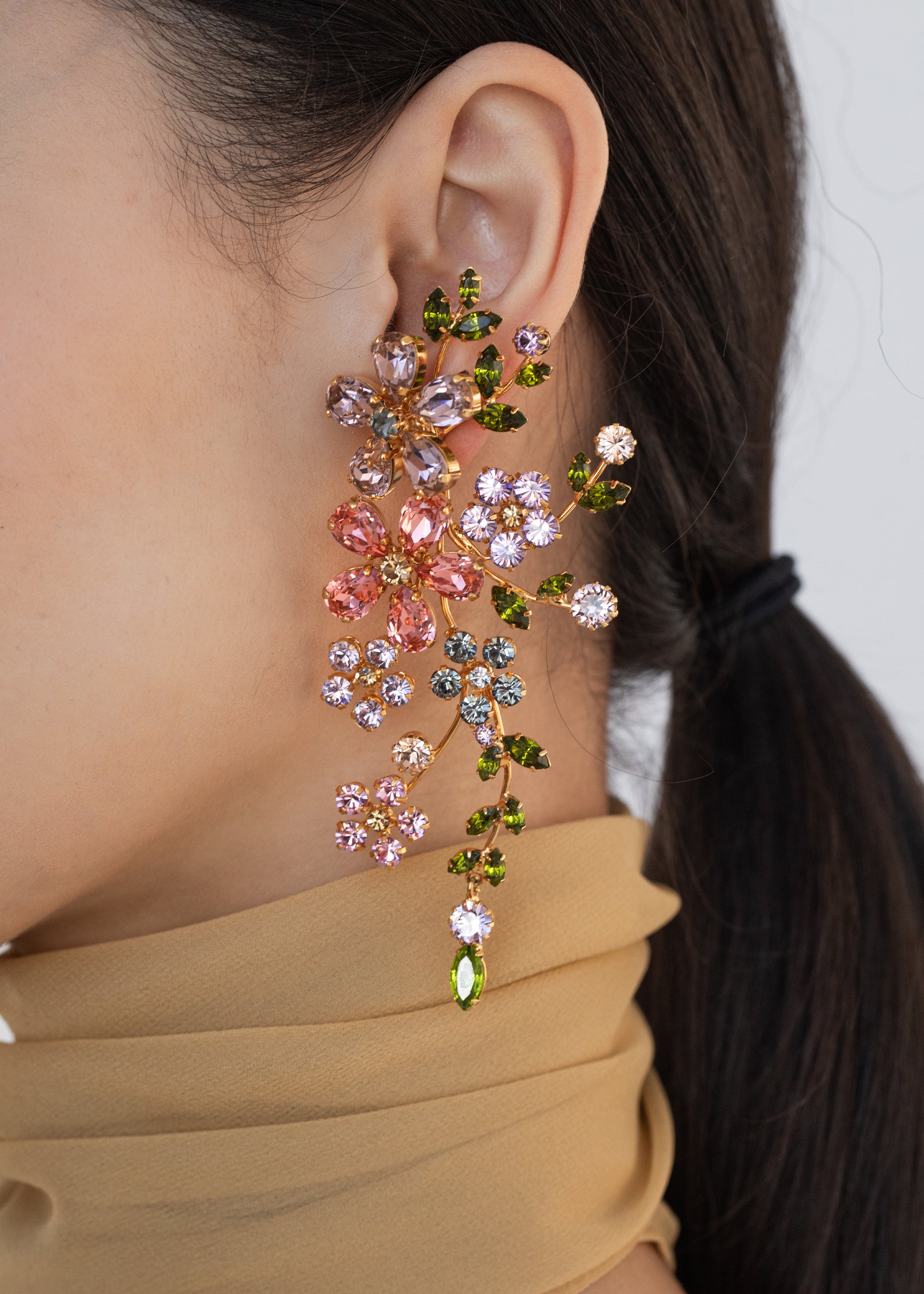 Darianna Elegant Gold Plated Hoop Earrings for Women - Perfect for Parties, Weddings & Everyday Wear
