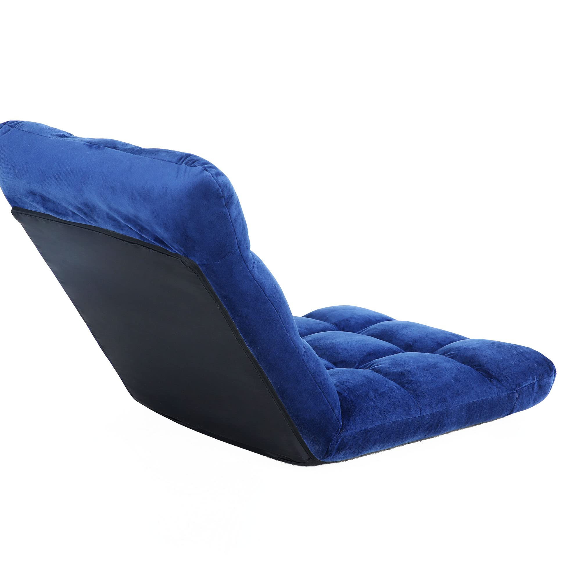 42-Position Adjustable Backrest Floor Sofa Chair - Upholstered Lounge Chair for Meditation, Reading & Gaming - Foldable Lazy Chair for Living Room, Bedroom & Home Theater - Comfortable Floor Seating Solution for Relaxation & Entertainment