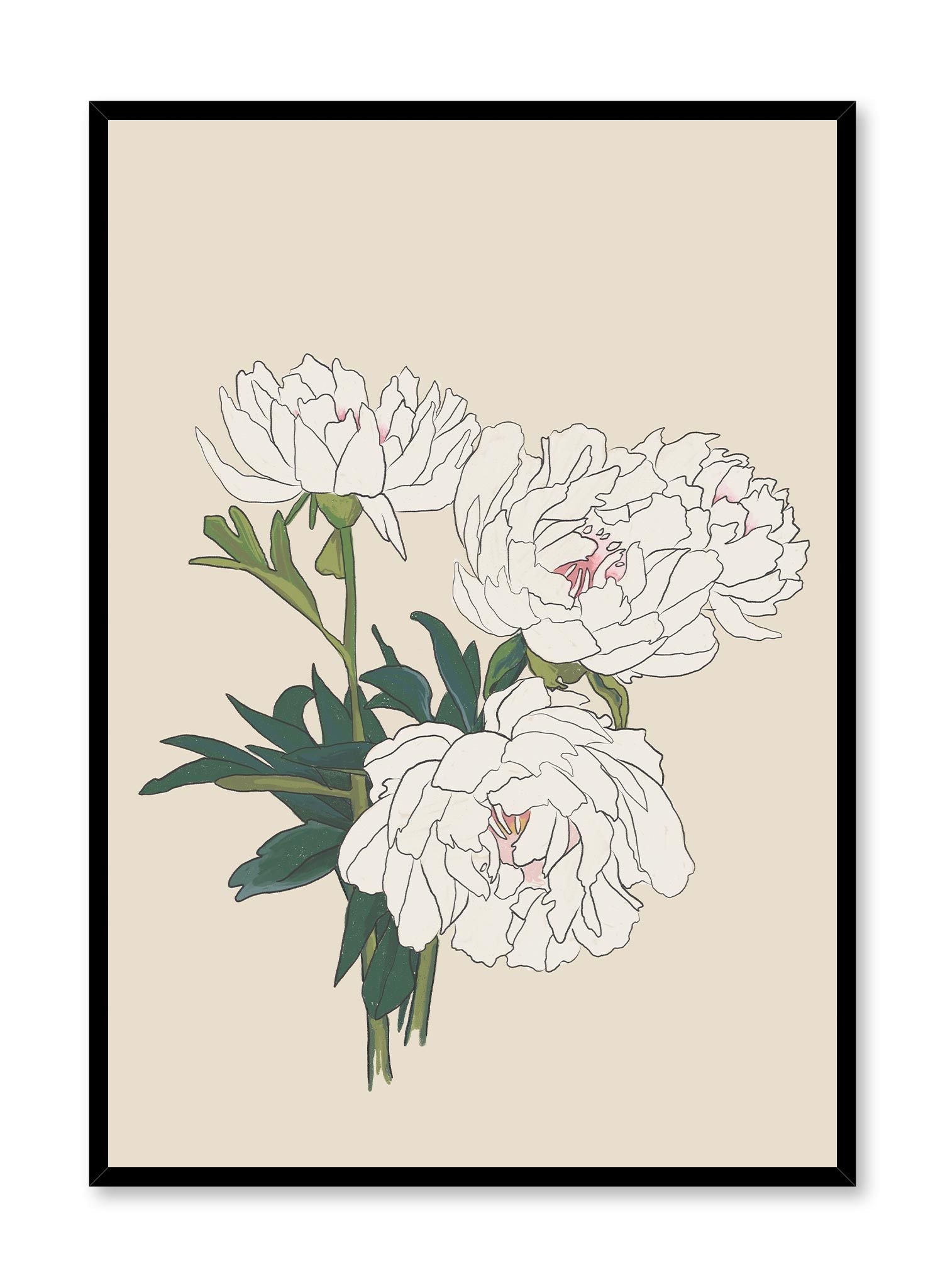 Vintage Floral Wall Art Prints - Classic Old Fashioned Flower Posters for Home & Office Decor - Perfect for Living Room, Bedroom, and Gift Giving