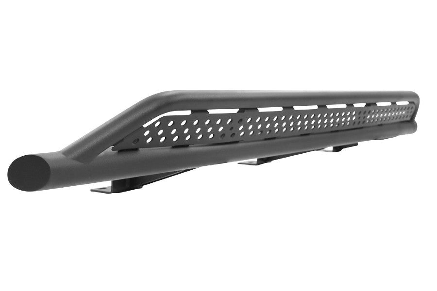 2021-2023 Ford Bronco 4 Door Go Rhino Dominator Frame Mounted Rock Sliders - Black Powder Coat for Off-Road Protection & Style | Perfect for Trail Riding & Rock Crawling