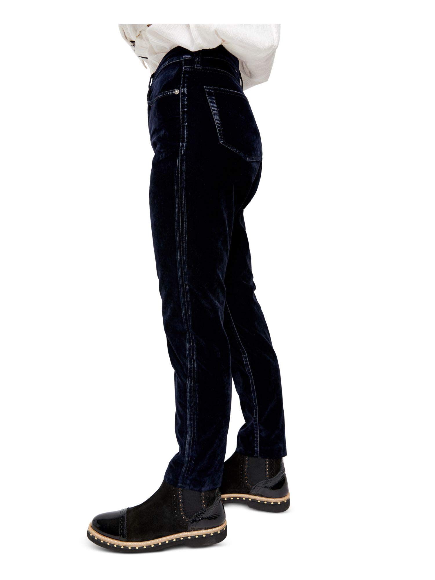 Women's Faux Suede Skinny Pants for Party & Night Out - Stretchy High-Waisted Leggings for Clubbing, Date Night & Casual Wear