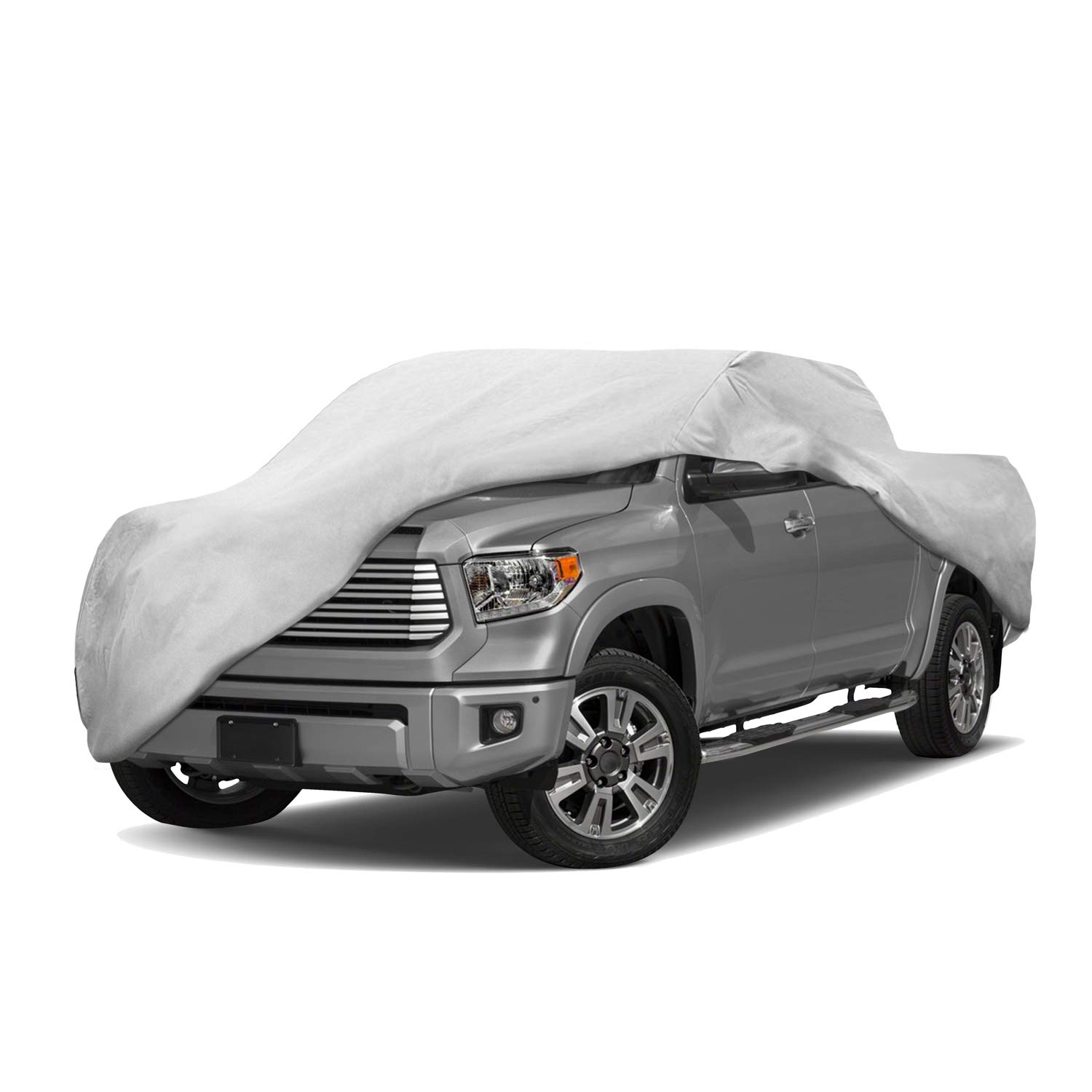 Motor Trend Heavy Duty Waterproof All Weather Truck Cover for Toyota Tundra 2006-2019 - UV Resistant, Rain & Snow Protection - Indoor/Outdoor Use for Winter Storage & Vehicle Protection