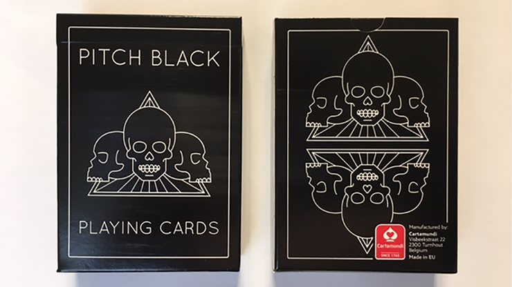 Premium Black Matte Playing Cards - Poker Size, 100% Plastic, Waterproof & Durable for Magic Tricks, Cardistry & Casino Games | Perfect for Professional Performers & Card Enthusiasts