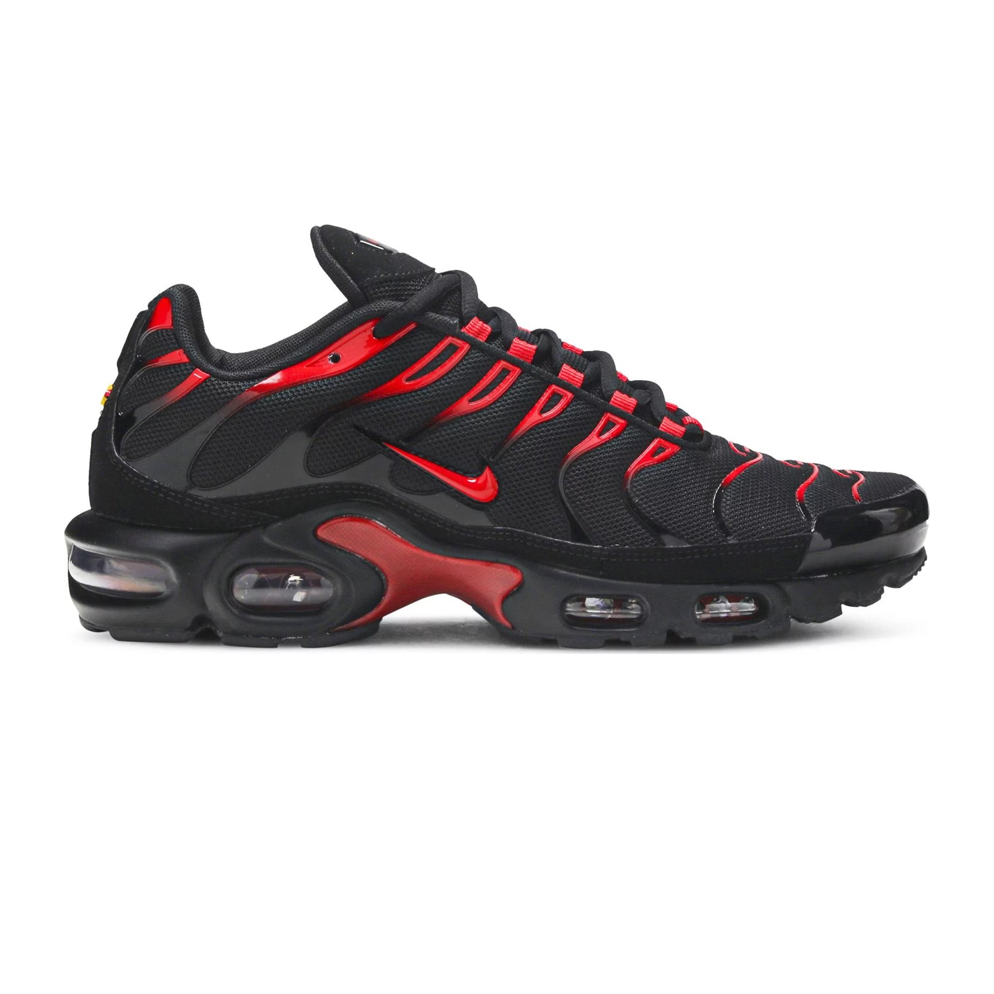 Nike Air Max TN Plus 'Red Belly Black' Men's Running Shoes - Lightweight Cushioned Sneakers for Jogging, Gym & Streetwear Fashion