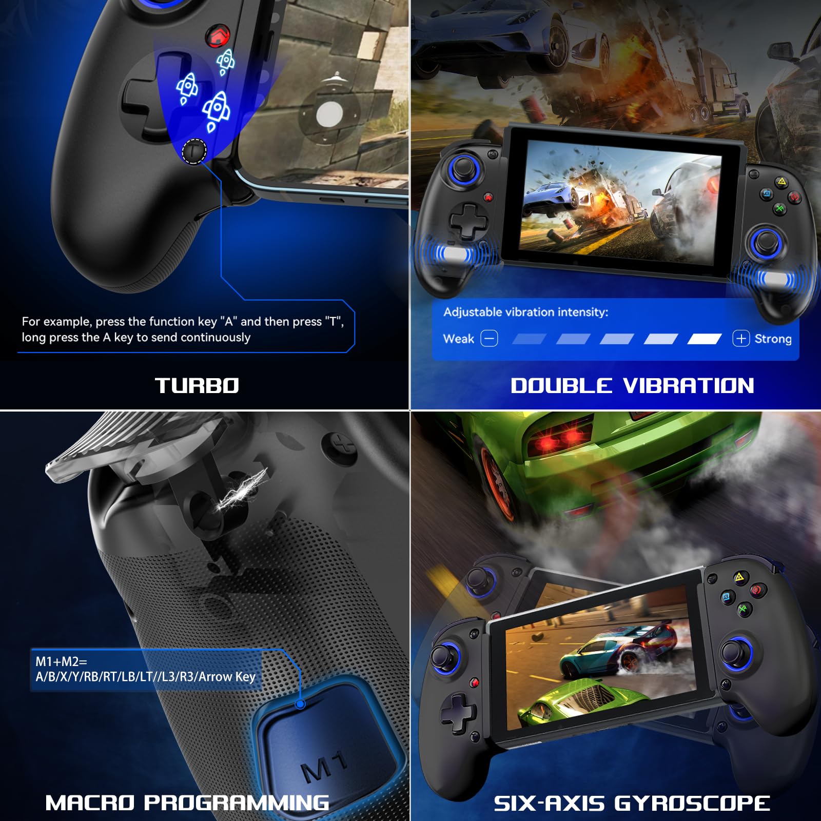 Original Title: arVin Controller Gamepad   Optimized Title: **arVin Wireless Game Controller for PC, PS4, PS5, Switch - Ergonomic Design with Dual Vibration & Turbo Function - Perfect for Gaming, Streaming & Esports**