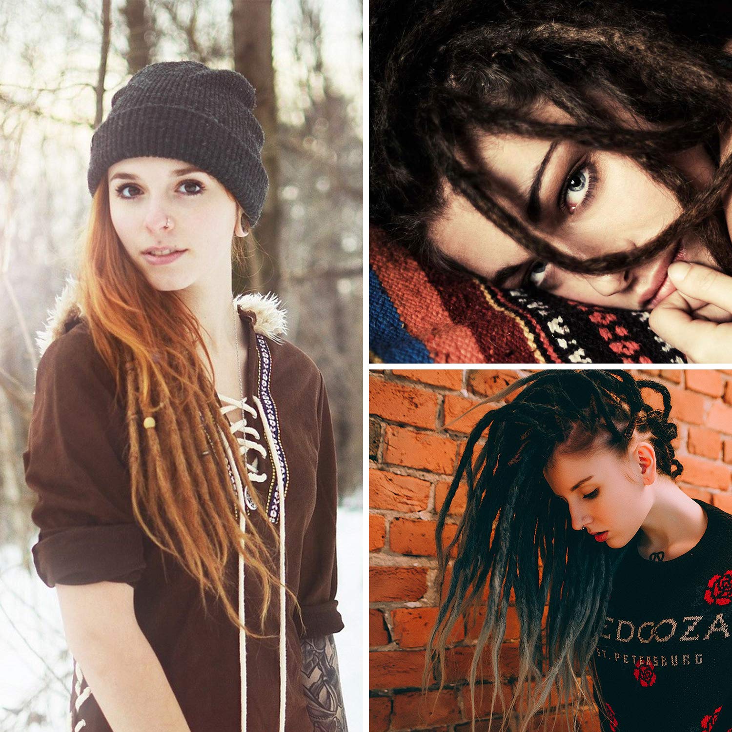 Crochet Hook Hair Tool for Dreadlocks - Professional Needle Hooks Dreadlock Kit for Braiding, Maintenance & Styling - Perfect for Natural Hair, Locs & Extensions (Great for Salon & Home Use)