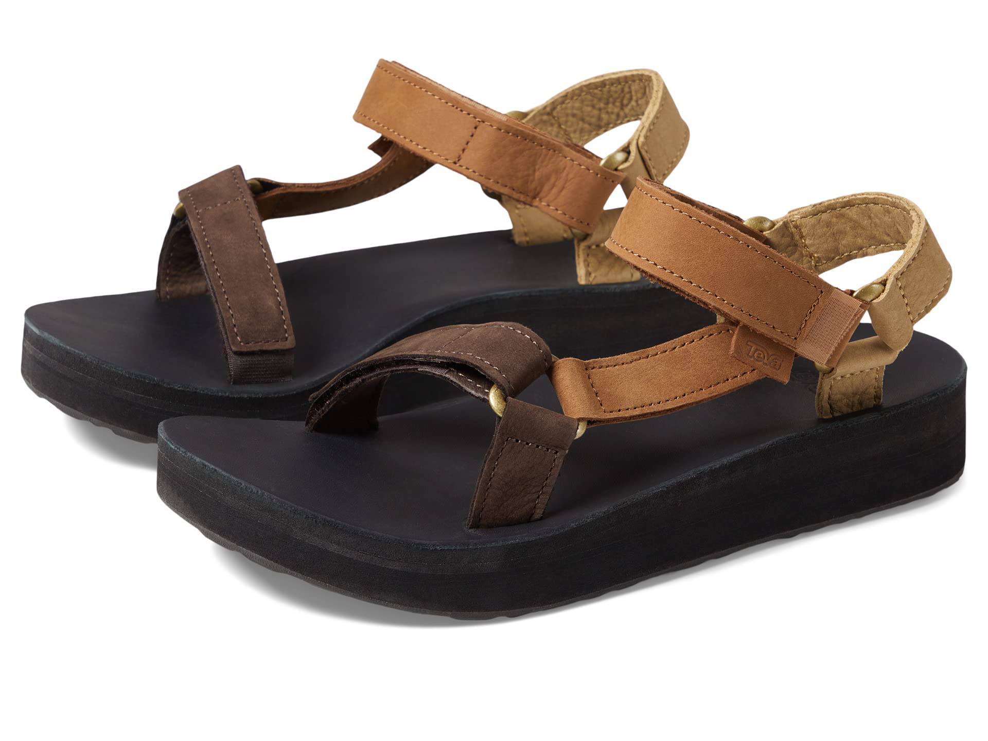 Teva Women's Midform Universal Leather Sandal - Comfortable & Stylish Hiking Sandals for Outdoor Adventures, Travel & Casual Wear