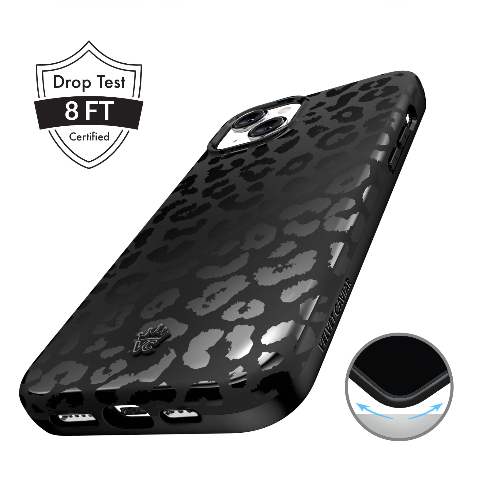 Black Leopard iPhone Case - Stylish & Durable Phone Cover for iPhone [Model] - Perfect for Everyday Use, Outdoor Adventures & Fashion Protection