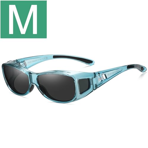 M Size Clear Blue Frame Grey