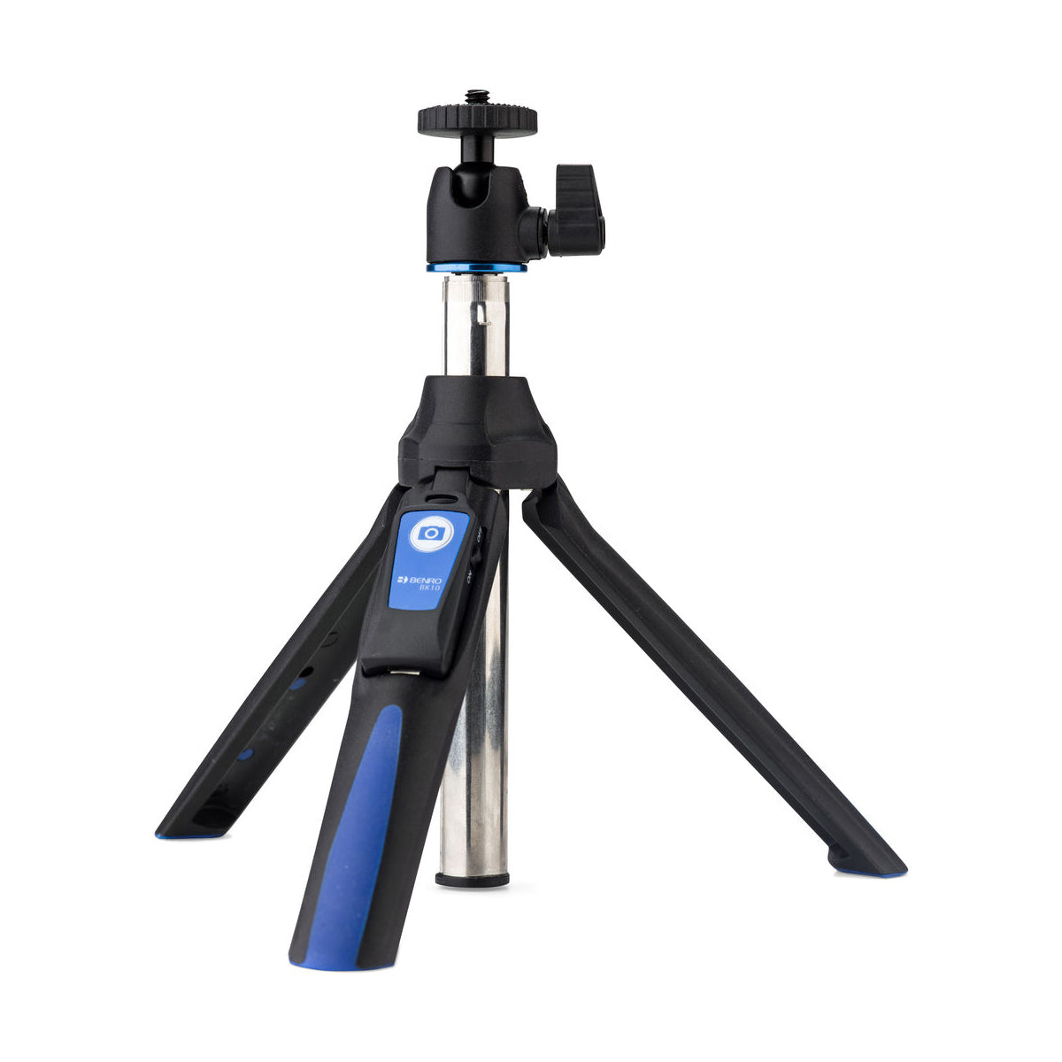 Benro BK10 Mini Tripod & Selfie Stick - Compact Aluminum Alloy Travel Tripod with Bluetooth Remote for iPhone Android Smartphones, Perfect for Vlogging, Photography, and Video Shooting On The Go