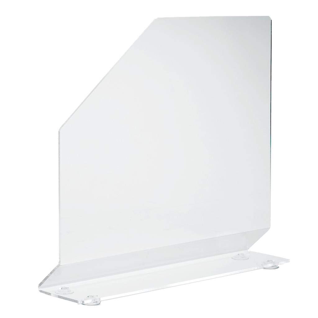 Small Physical Barrier with Suction Cups & Wide Base - 19