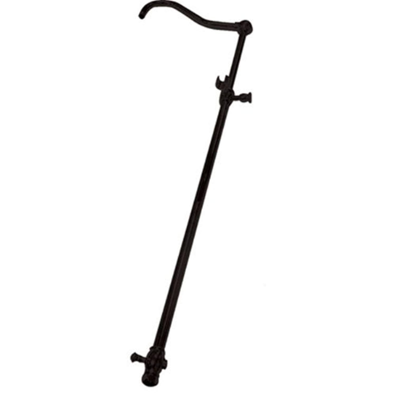 Kingston Brass Vintage 60-Inch Add-On Shower System with 12-Inch Shower Arm - Perfect for Bathroom Renovation & Spa-Like Shower Experience