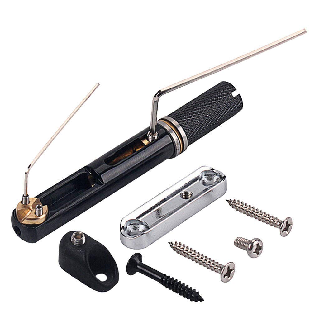5-String Bass Guitar Bridge with Screws & Wrench - Premium Replacement Part for Electric Bass Guitars - Perfect for DIY Repairs & Upgrades