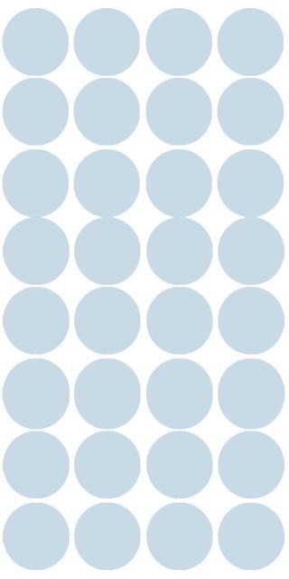 Soft Blue Polka Dot Wall Decals for Nursery, Kids Room & Home Decor - Removable Vinyl Stickers for Bedroom, Playroom & DIY Projects