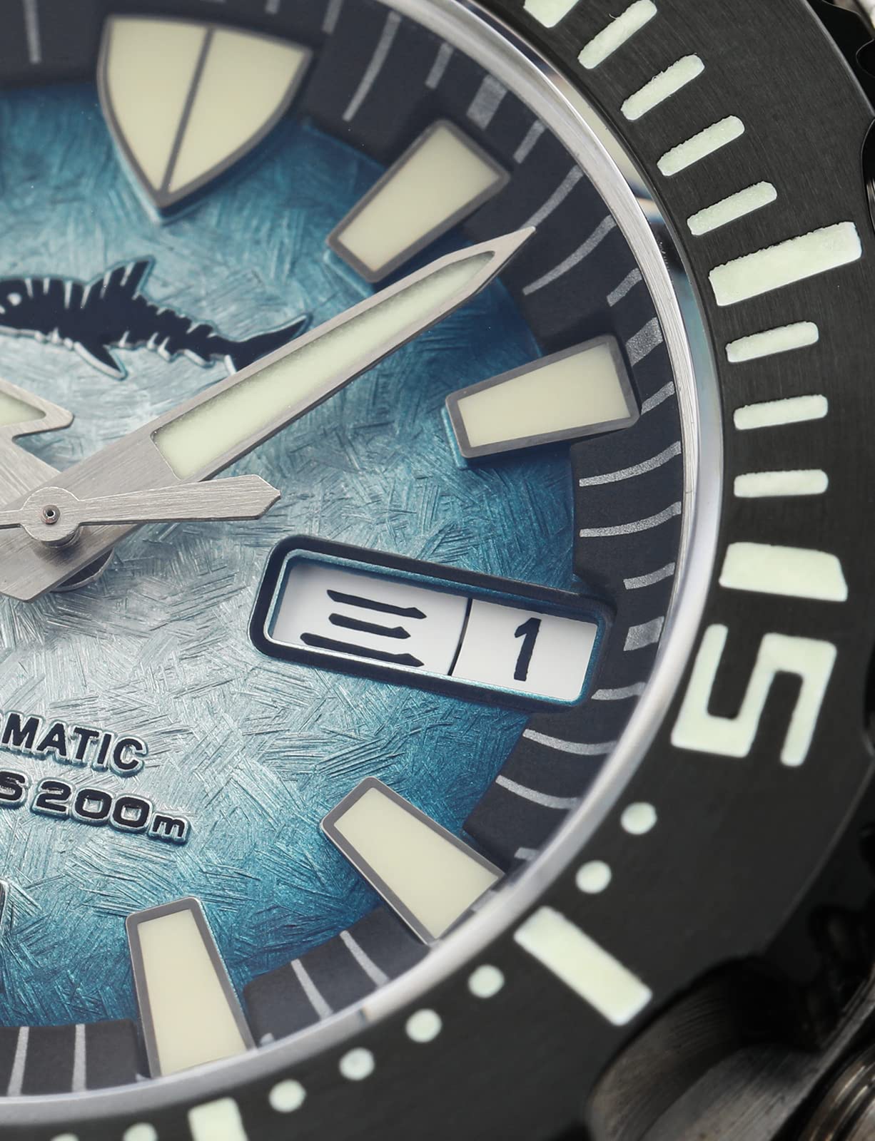 Heimdallr Men's NH36A Automatic Diving Watch - 200M Water Resistant, Sapphire Crystal, Luminous Dial, 316L Stainless Steel Bracelet (V2) - Perfect for Scuba Diving, Swimming & Outdoor Adventures