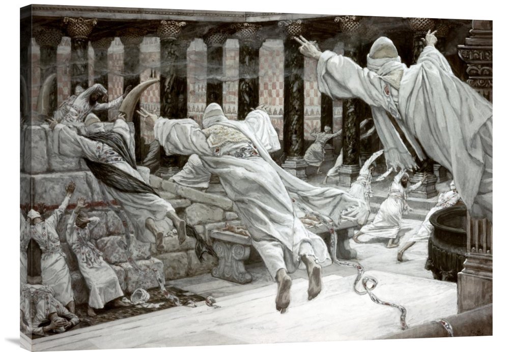 James Tissot 'Dead Appear at The Temple' Gallery Wrap Canvas Art Print - Premium Giclee Reproduction Wall Decor for Living Room, Bedroom & Office