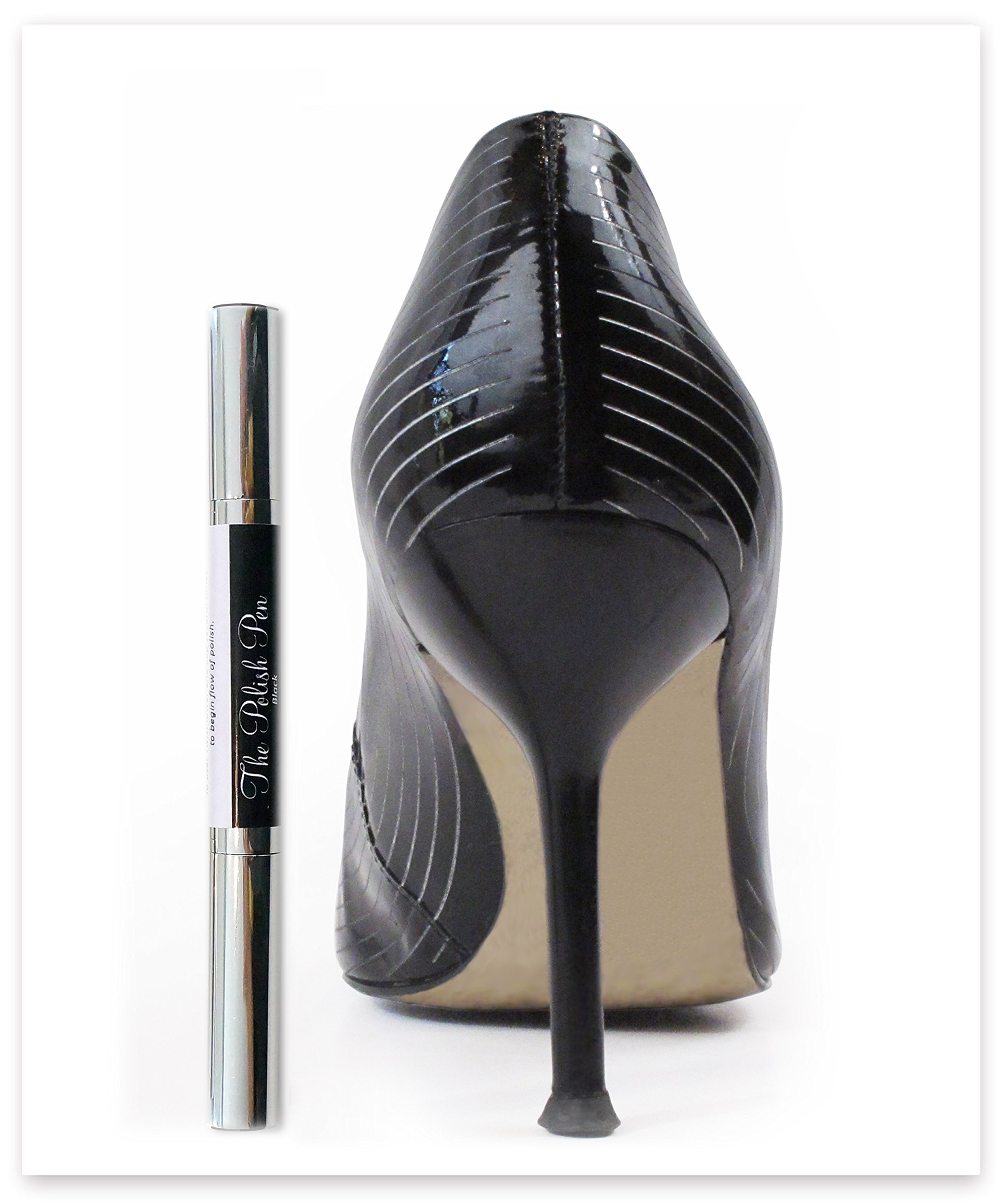 Black Travel Size Shoe Polish Pen – Quick & Easy Shoe & Boot Shine for Men & Women – Perfect for On-the-Go Touch Ups at Work, Travel or Special Events