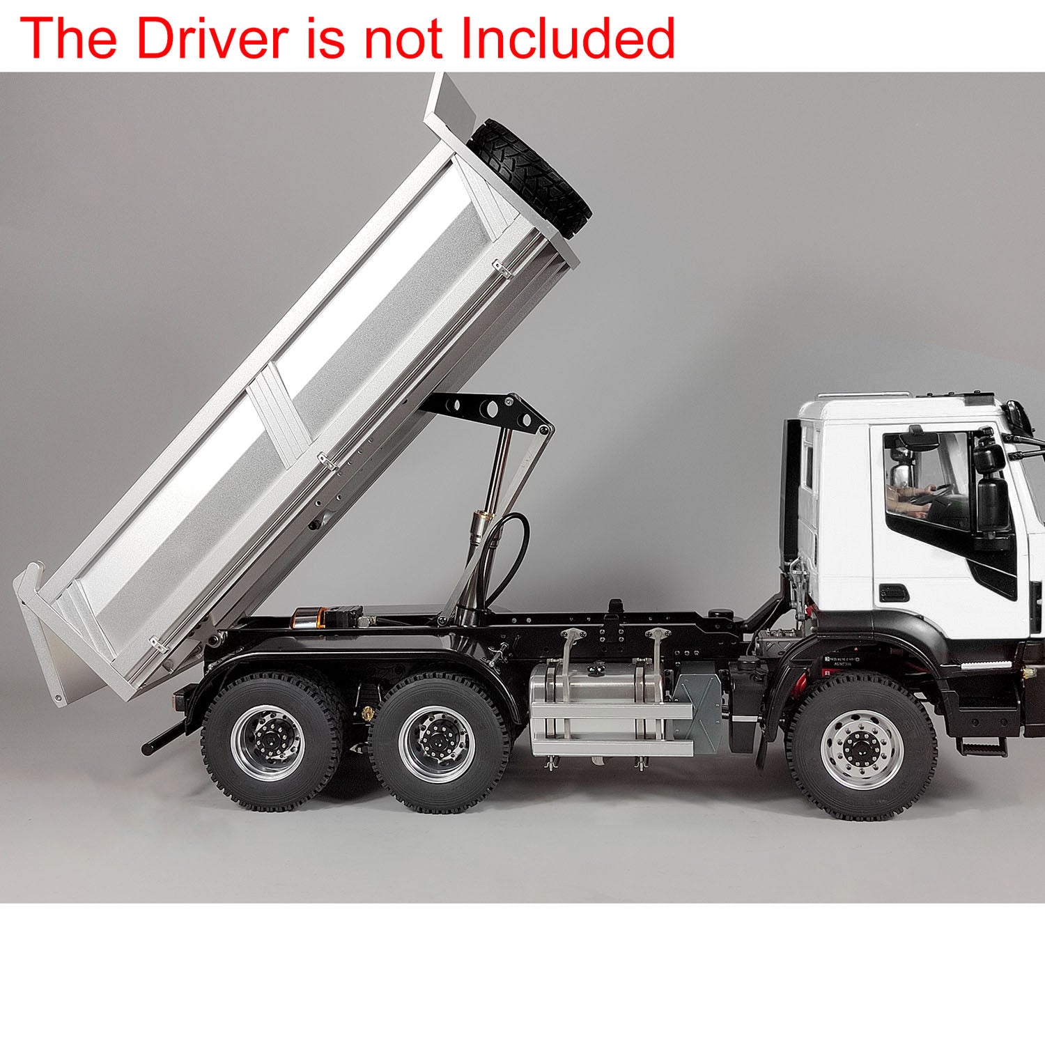 1/14 Scale Toucan 6x6 Metal Hydraulic RC Dumper Truck - Remote Controlled Construction Vehicle with 2-Speed Gearbox, ESC & Servo - Realistic Simulation for Hobbyists & Collectors - Perfect for Construction Site Play, Off-Road Adventures & RC Model Displays