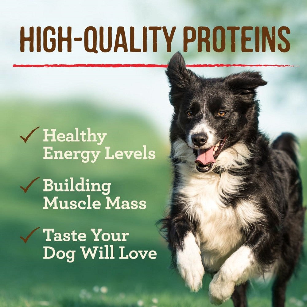 96% Grain-Free Real Texas Beef Dinner for Adult Dogs - High Protein, Natural Ingredients for Optimal Health - Perfect for Active & Senior Dogs at Home or Outdoors
