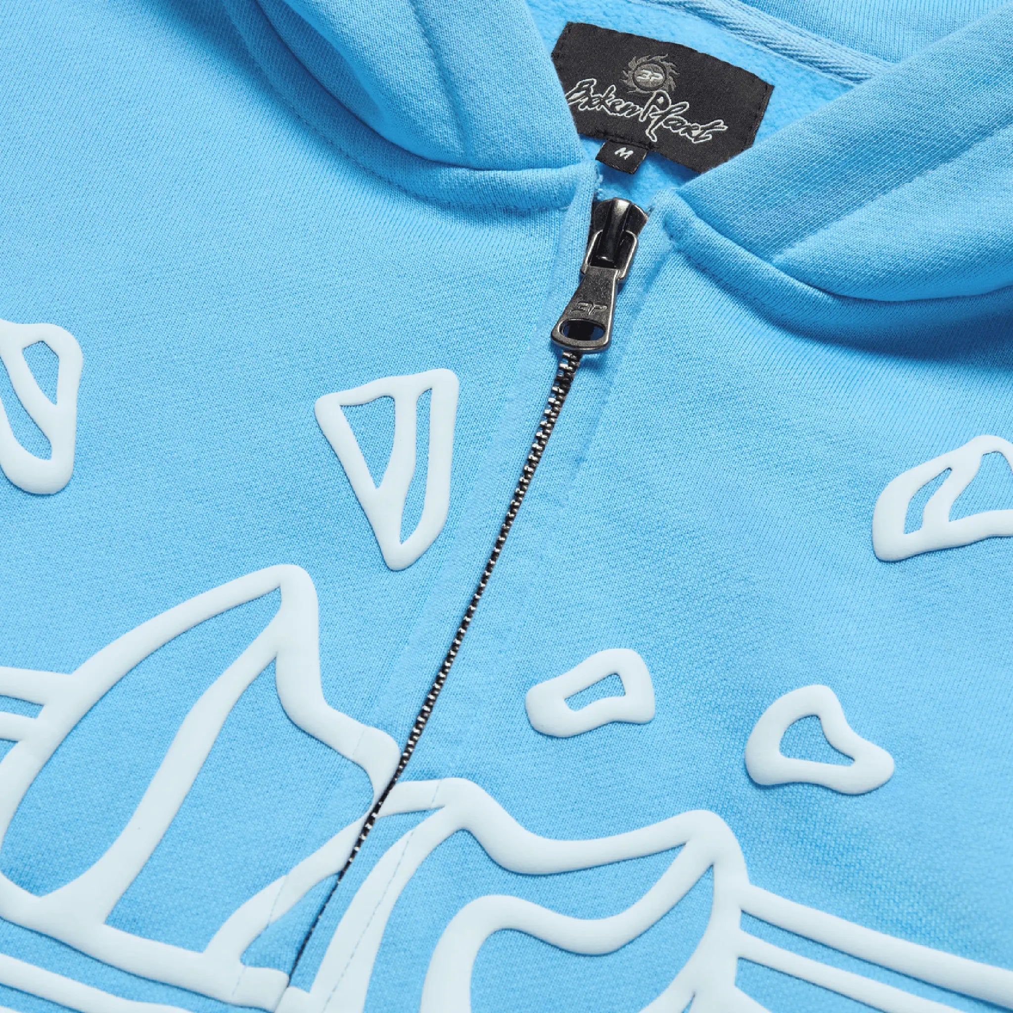 Broken Planet Outer Space Zip Up Light Blue Hoodie - Stylish Men's & Women's Streetwear for Casual Wear & Urban Fashion