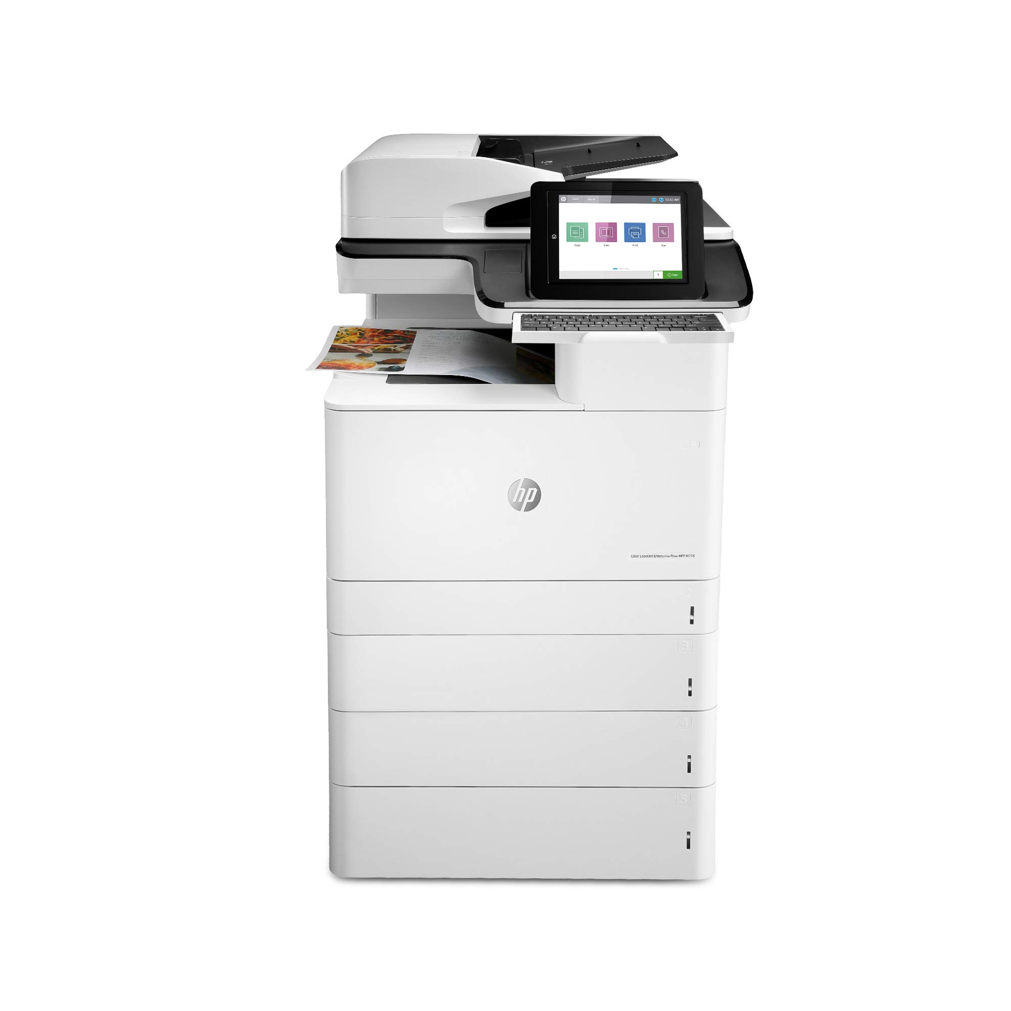 HP Color LaserJet Enterprise M776z Wireless All-in-One Printer - Fast Duplex Printing, JetIntelligence, White (3WT91A) | Ideal for Office & Home Workspaces