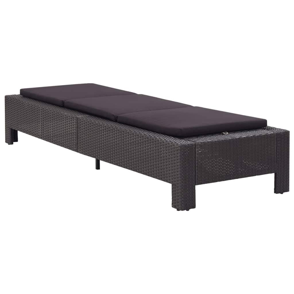 Sun Lounger Tanning Chair for Face Down Sleeping, Adjustable Pool Lounge Chair, Outdoor Beach Cot for Relaxing by the Pool or Patio