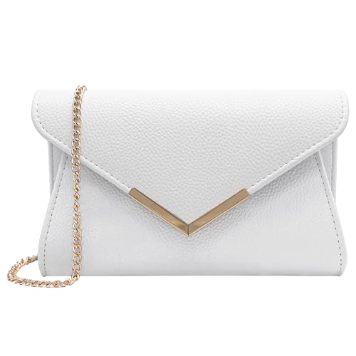 Embossed Leather White