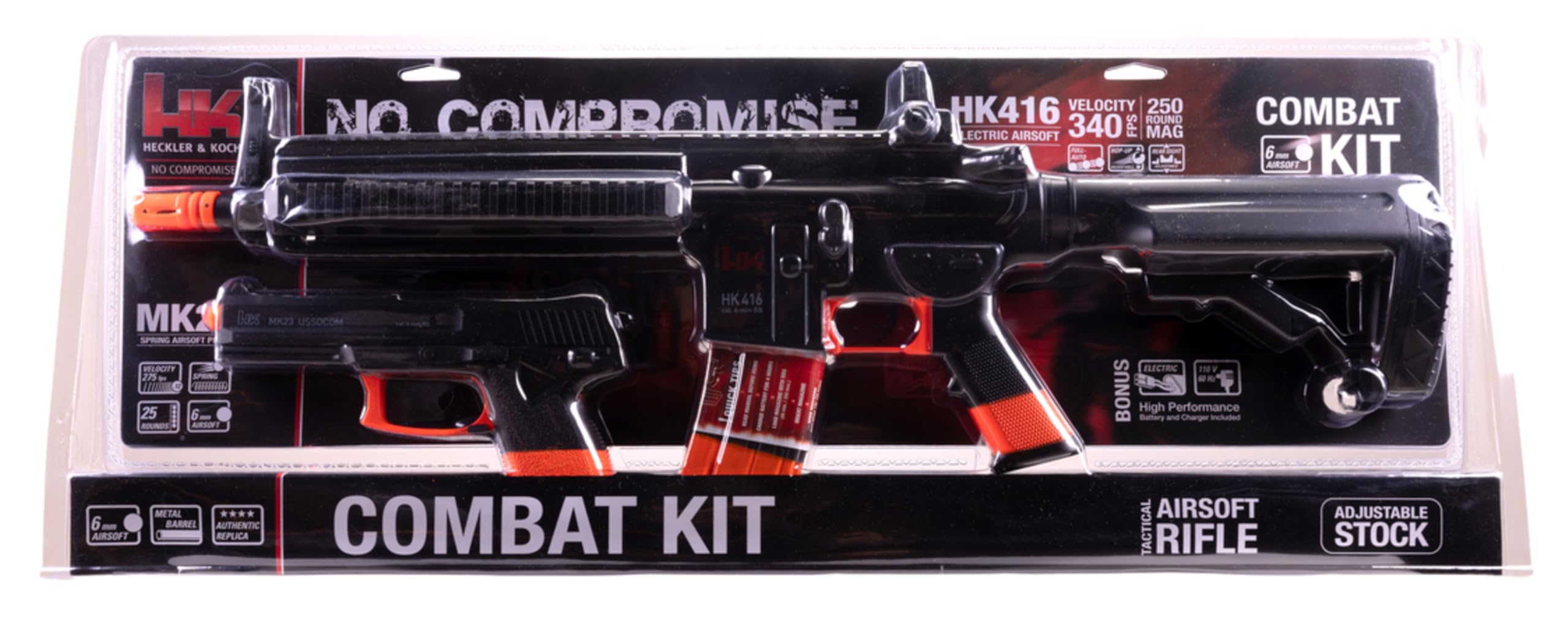 Umarex HK Heckler & Koch HK416 AEG Airsoft Rifle - 6mm BB Gun for Tactical Training & Outdoor Shooting | Perfect for Airsoft Battles, Military Simulation & Target Practice
