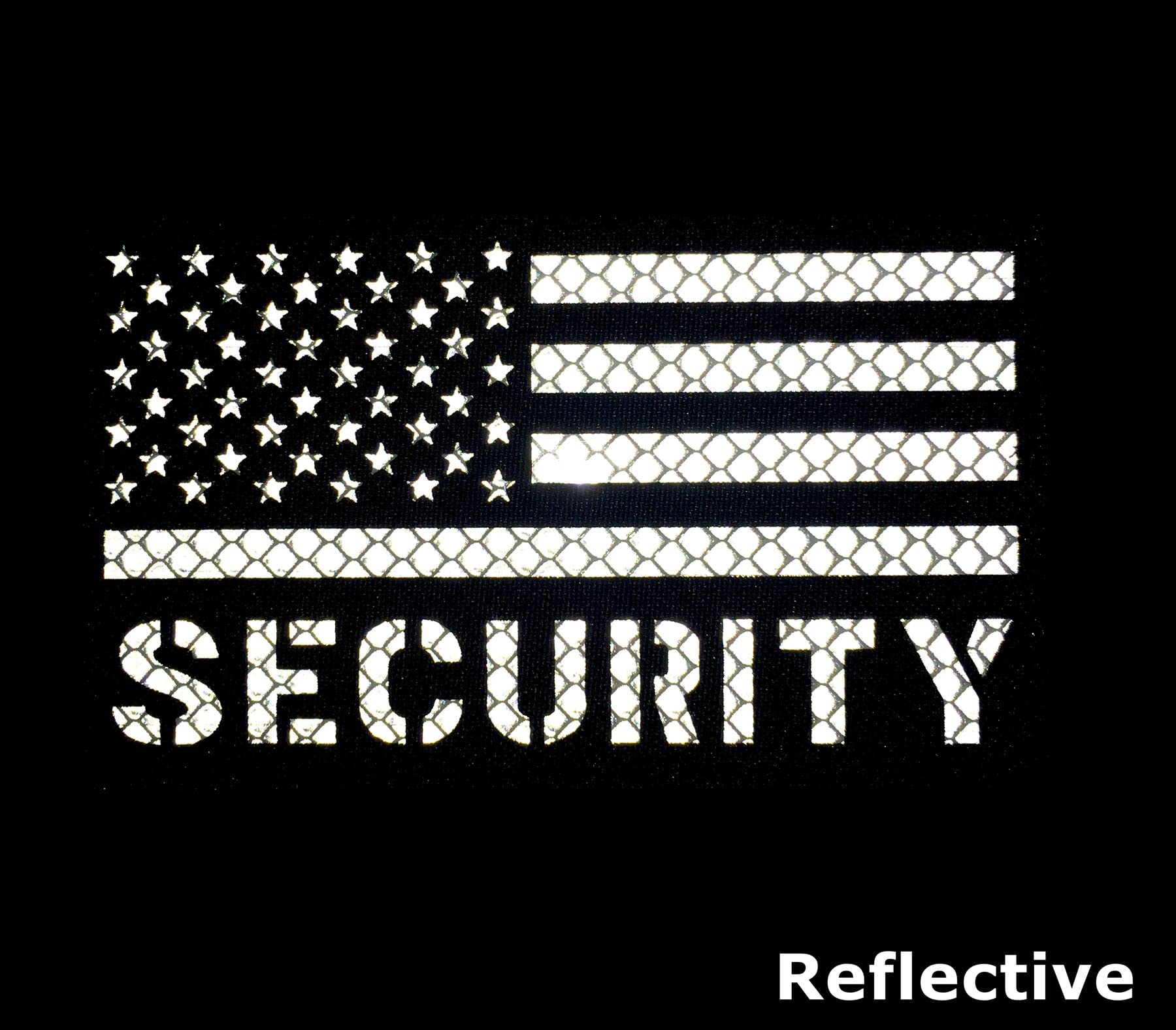 3x5 US Flag Reflective Patch - Tactical Vest & Harness for Outdoor Safety