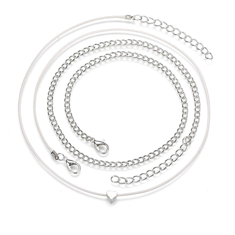 18K Gold Plated Silver Beaded Tennis Chain Ankle Bracelet for Women & Girls - Elegant Foot Jewelry for Parties, Weddings & Everyday Wear