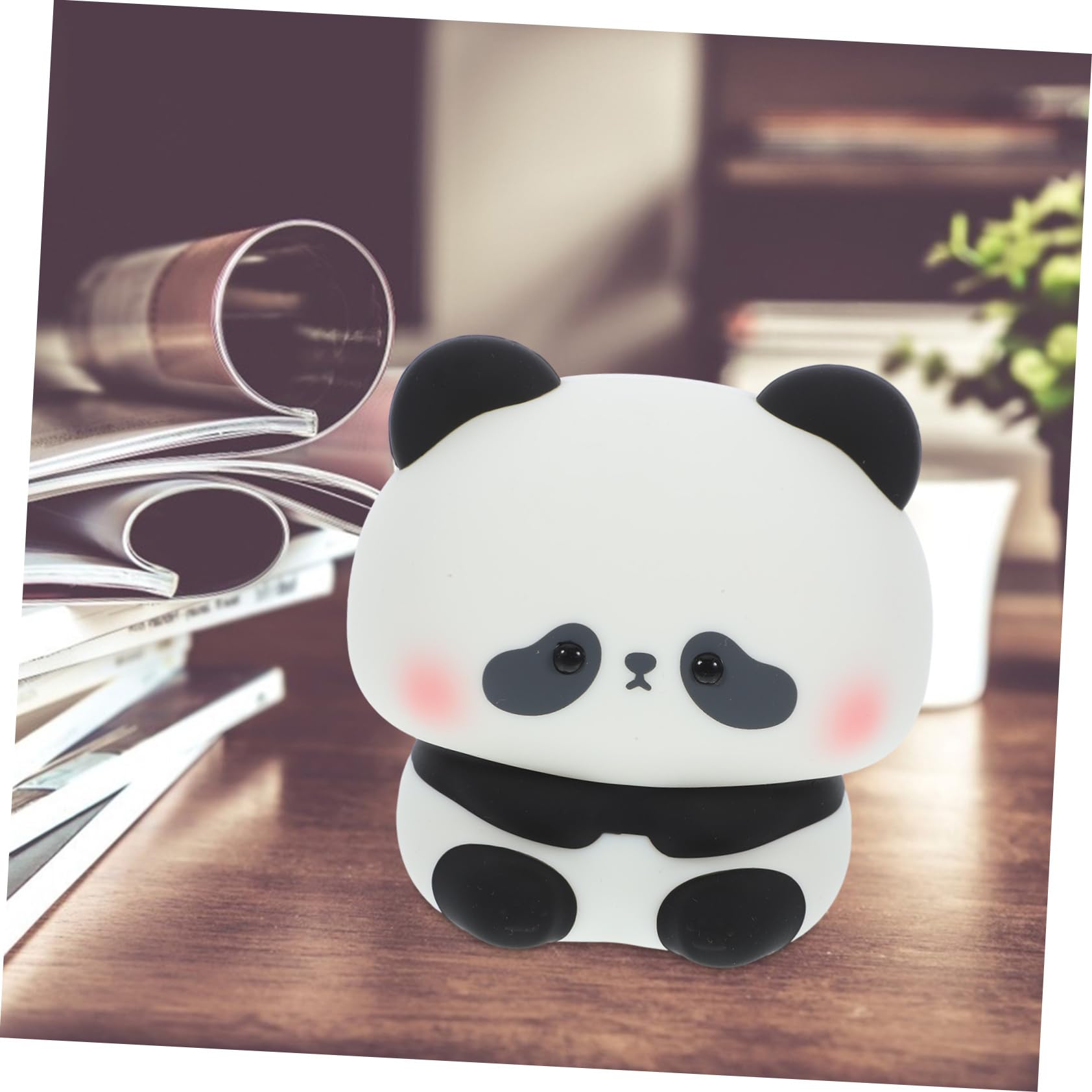 Panda Night Light - Cartoon Pumpkin LED Desk Lamp for Kids, Bedroom, Nursery | Cute Nightstand Light with Soft Glow for Reading, Relaxation, and Nighttime Comfort