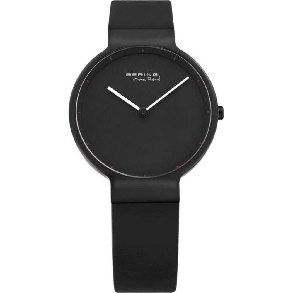 BERING Classic 12631-822 Women's Watch with Black Rubber Strap - Elegant & Durable Timepiece for Everyday Wear, Office & Casual Outfits