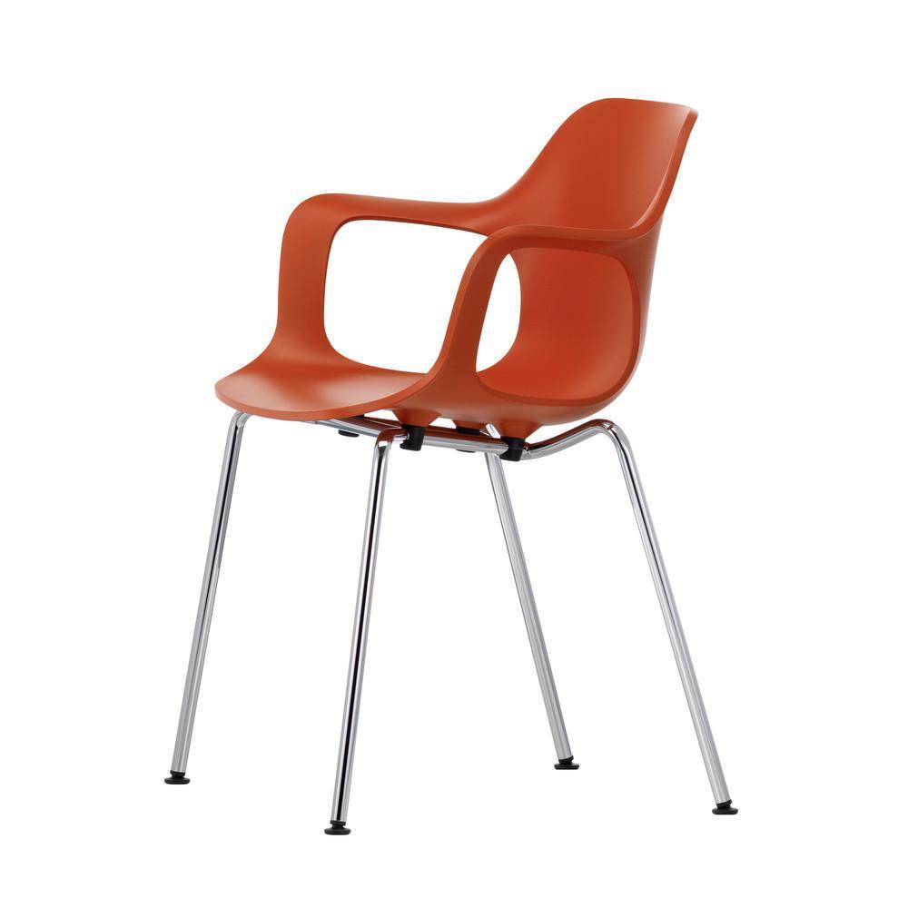 HAL Armchair Tube Stackable Chair - Modern Lightweight Stacking Chair for Home, Office, or Outdoor Use - Durable and Space-Saving Design for Parties, Events, and Small Spaces