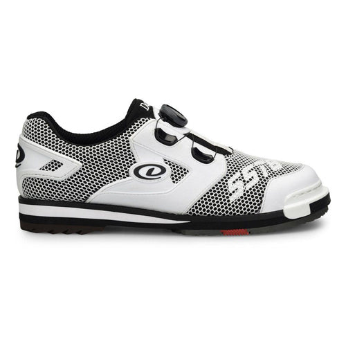 Dexter SST8 Power Frame BOA Bowling Shoes for Men - White/Black - Lightweight & Comfortable for Competitive Bowling & League Play