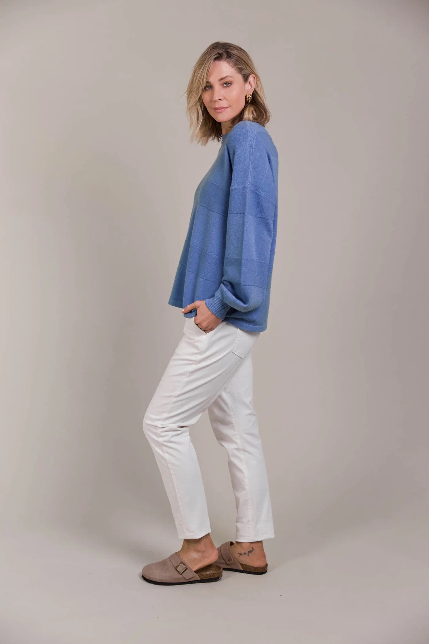 Estel Knit Denim Jeans for Women - Comfortable Stretch Denim Pants for Casual Wear, Work & Everyday Outfits