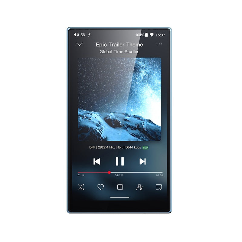 FIIO JM21 Portable Hi-Res Lossless Music Player with 3.5mm Jack - High Fidelity Audio for Travel, Gym & Outdoor Activities