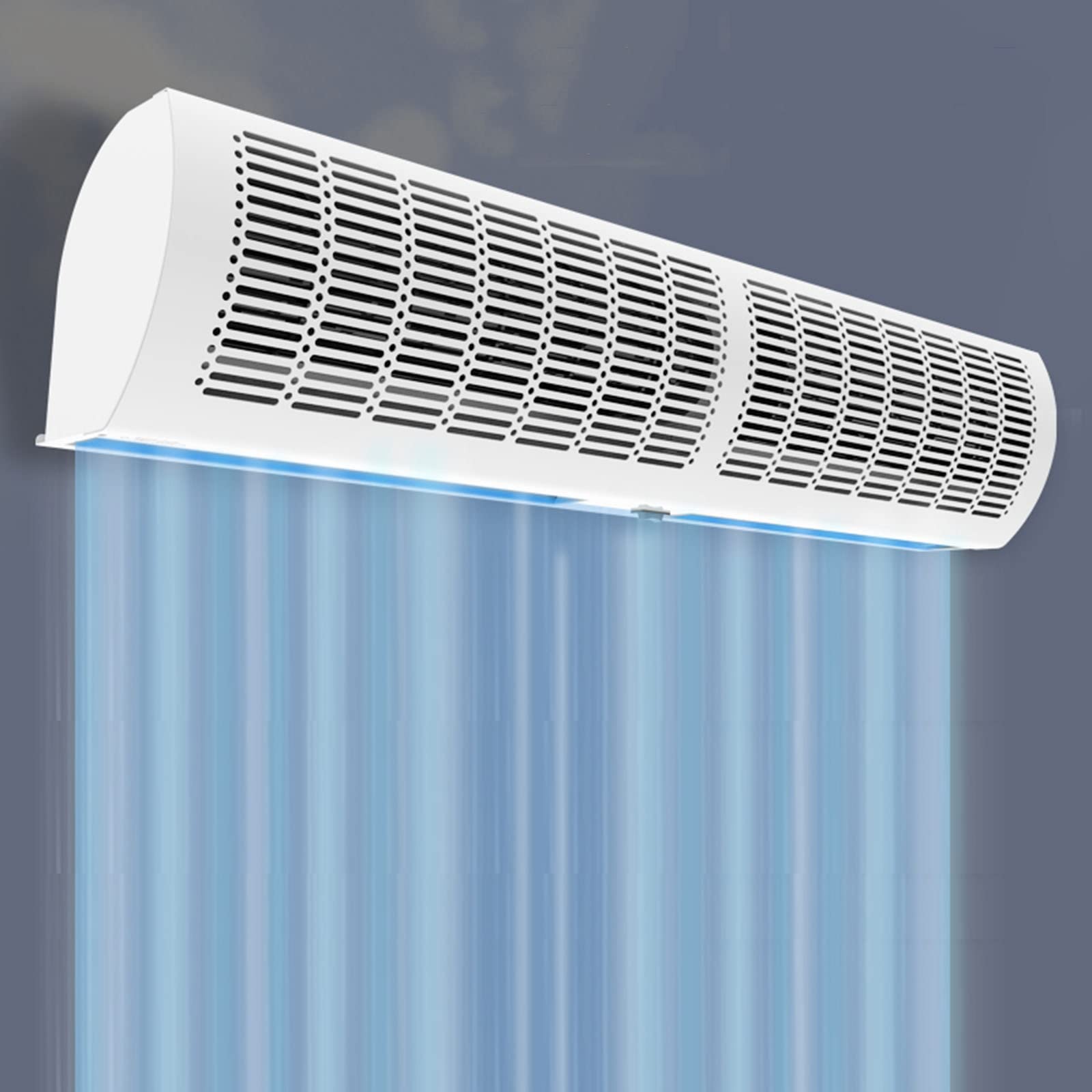 36inch Commercial & Household Air Curtain Machine - High Airflow, 2-Speed Adjustable, Remote Control for Indoor/Outdoor Use - Perfect for Store Entrances, Warehouses & Home Doorways