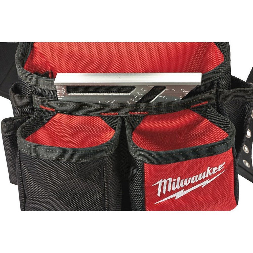 Milwaukee 48-22-8120 Heavy Duty Contractor Work Belt with Suspension Rig - Comfortable Tool Belt for Construction, Carpentry & Home Improvement Projects