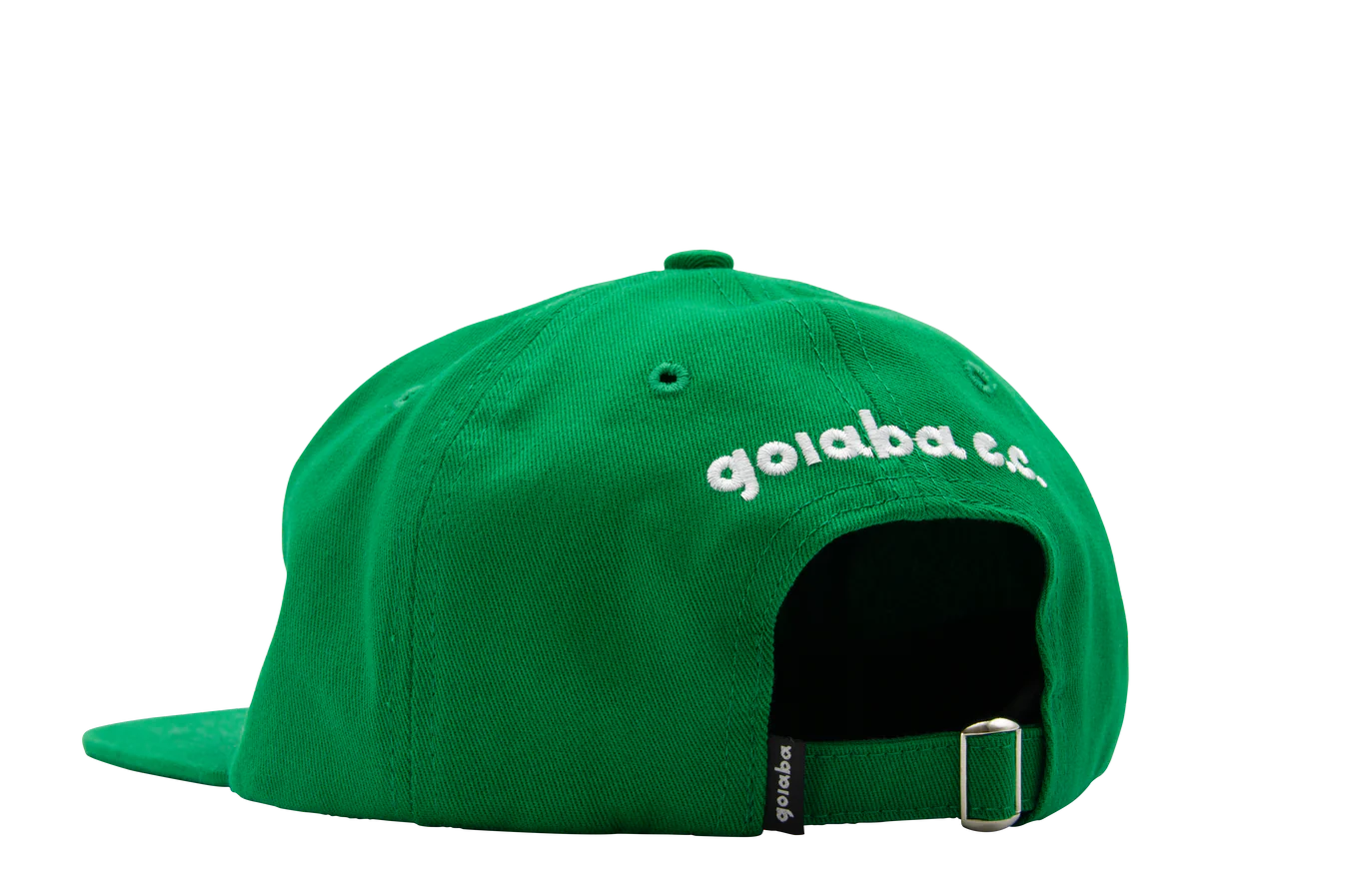 Goiaba E.C. 6 Panel Cotton Baseball Cap - Breathable & Adjustable Green Hat for Men & Women - Perfect for Outdoor, Hiking, Running & Casual Wear