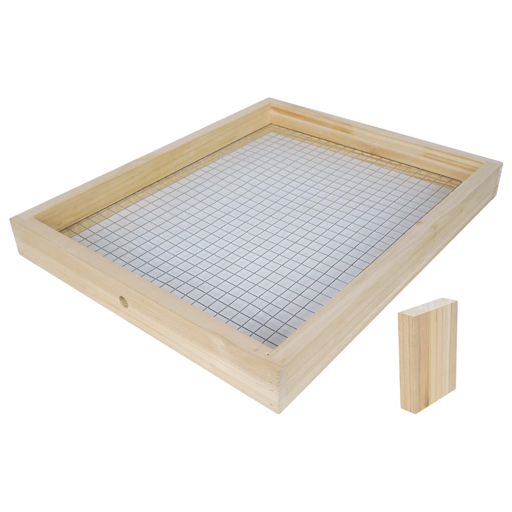 10 Frame Langstroth Bee Hive Candy Feeder - Pre-Assembled Winter Bee Food Board for Honey Bees | Ideal for Cold Weather Beekeeping & Colony Survival