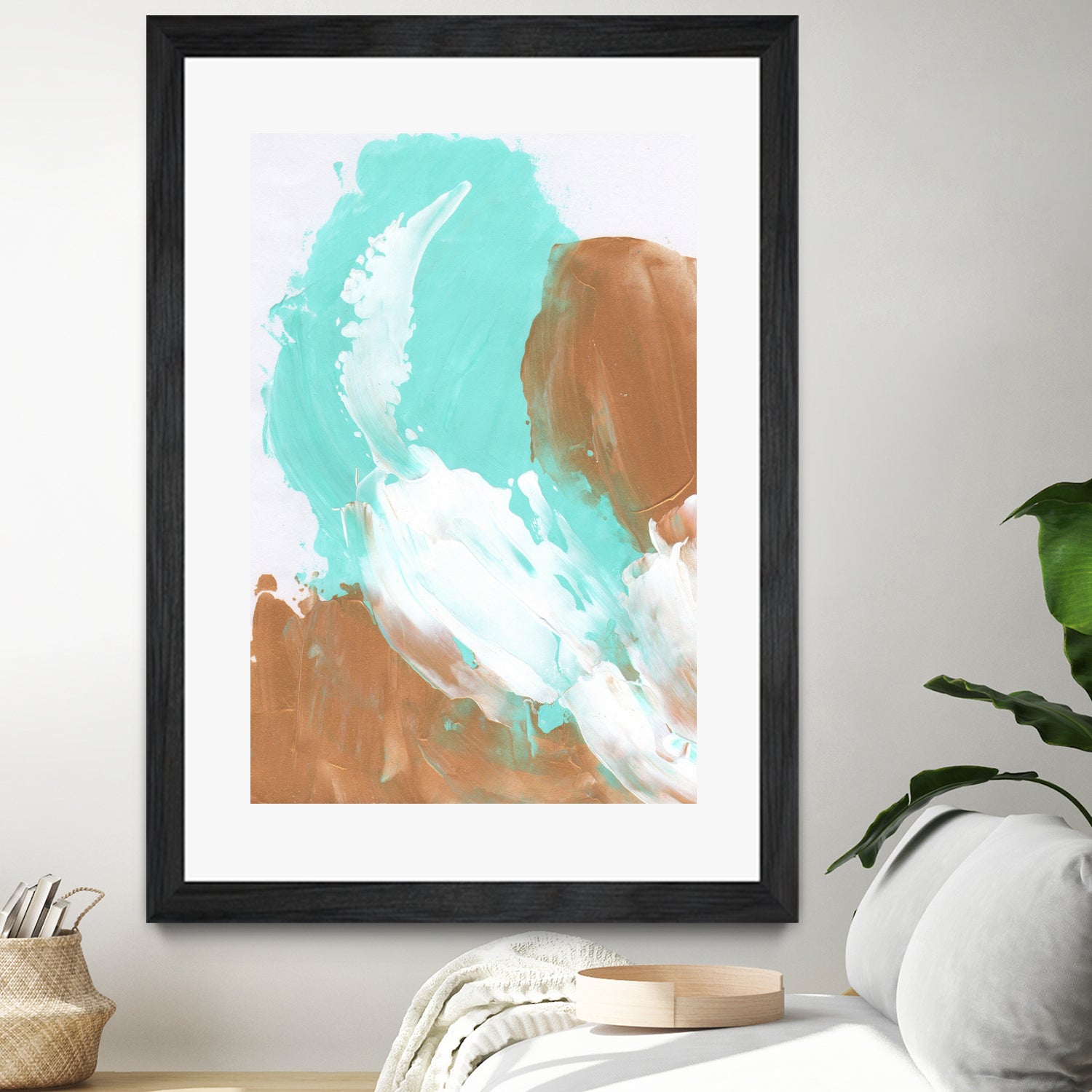 Abstract 1002 Wall Art - Modern Canvas Painting for Home & Office Decor - Perfect for Living Room, Bedroom, and Workspace Aesthetics