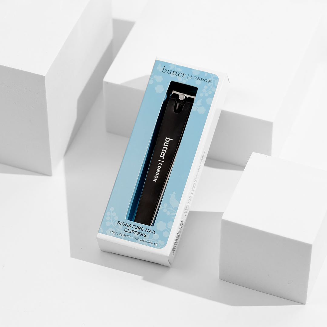 Butter LONDON Professional Nail Clippers - Stainless Steel Nail Trimmers for Men & Women - Perfect for Home, Travel & Salon Use