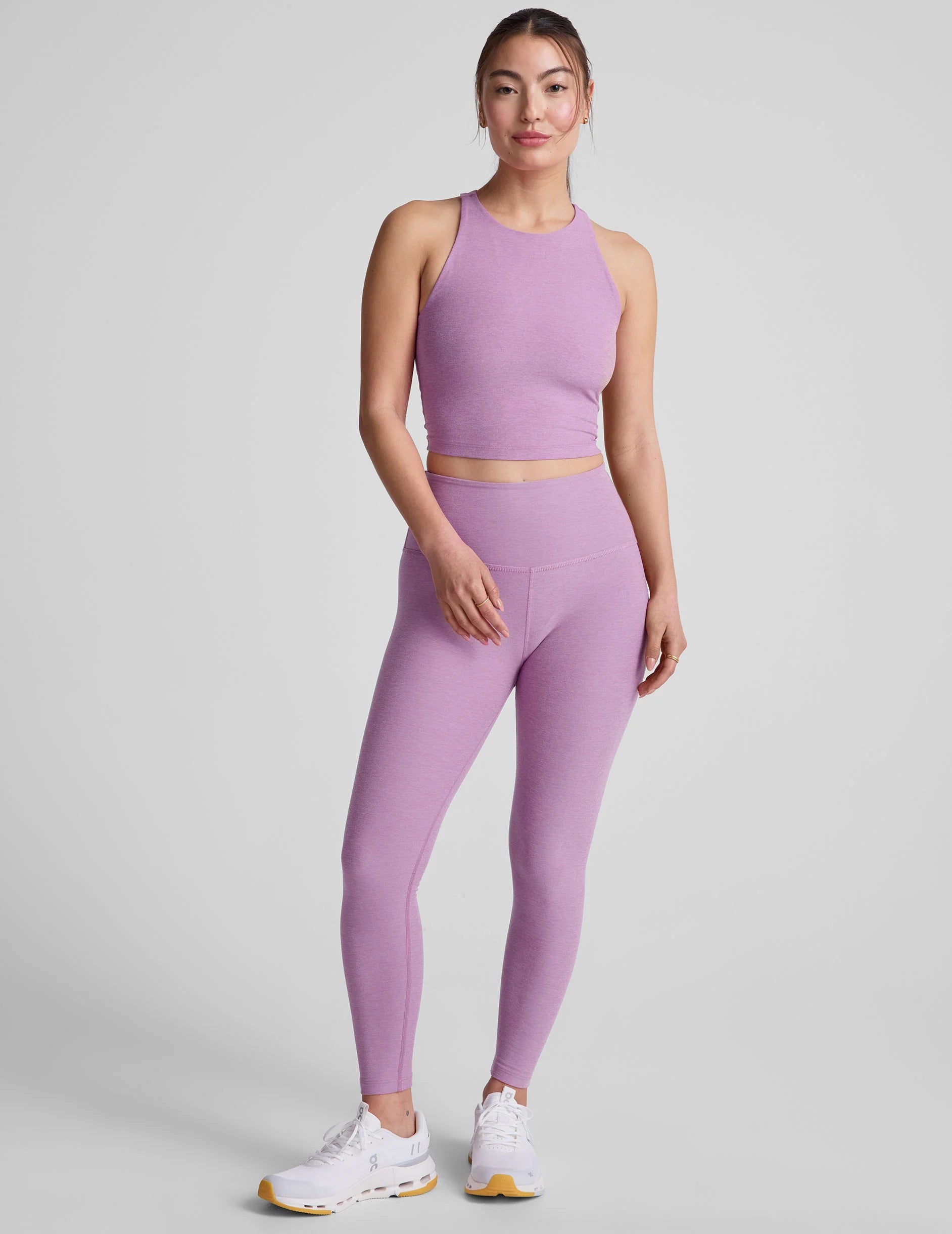 Beyond Yoga Caught In The Midi High Waist Legging - Women's Soft Stretchy Yoga Pants for Workout, Running & Lounge Wear