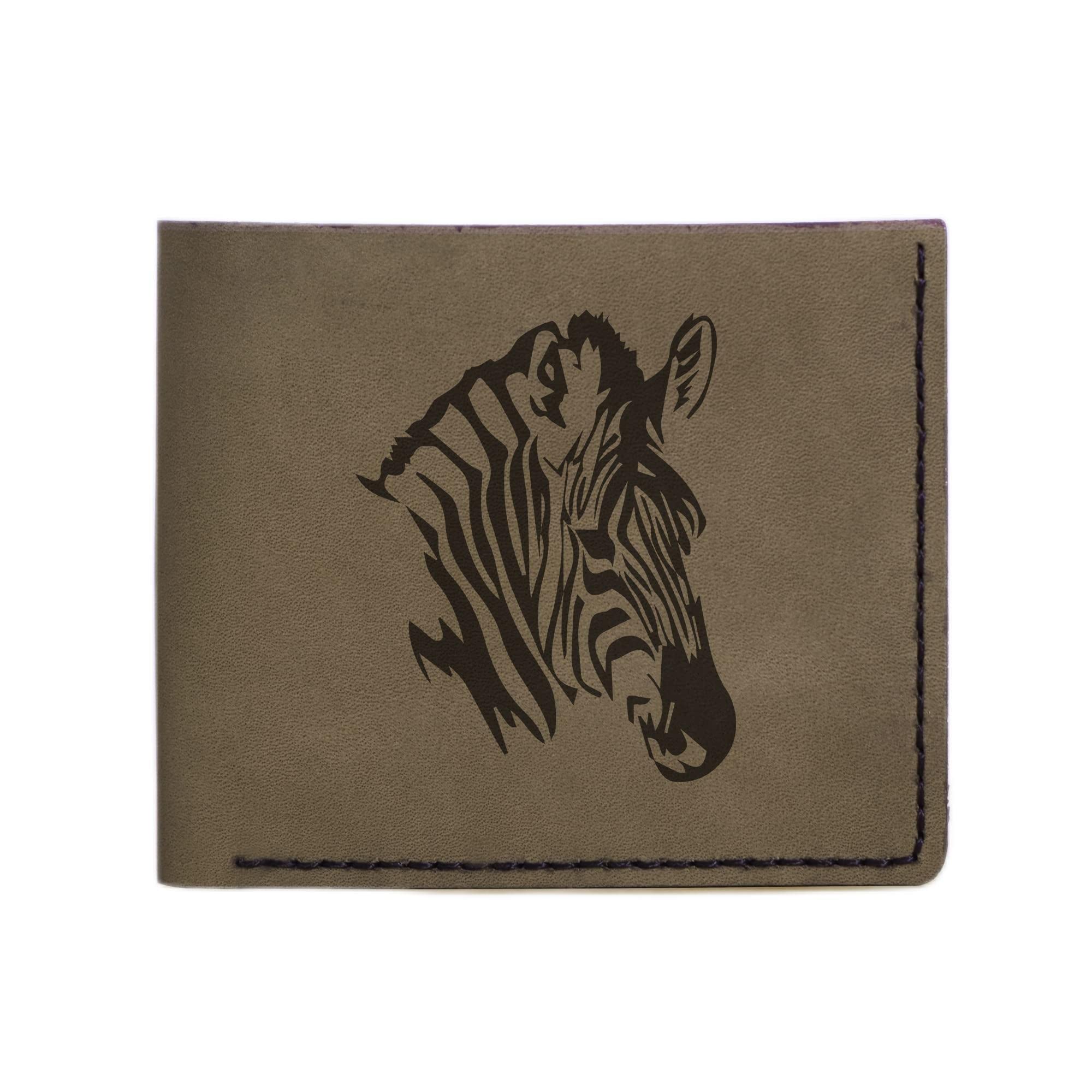 Genuine Handmade Pull-Up Leather Wallet for Men with Tribal Horse Design - Durable & Stylish for Everyday Use, Travel & Gifts