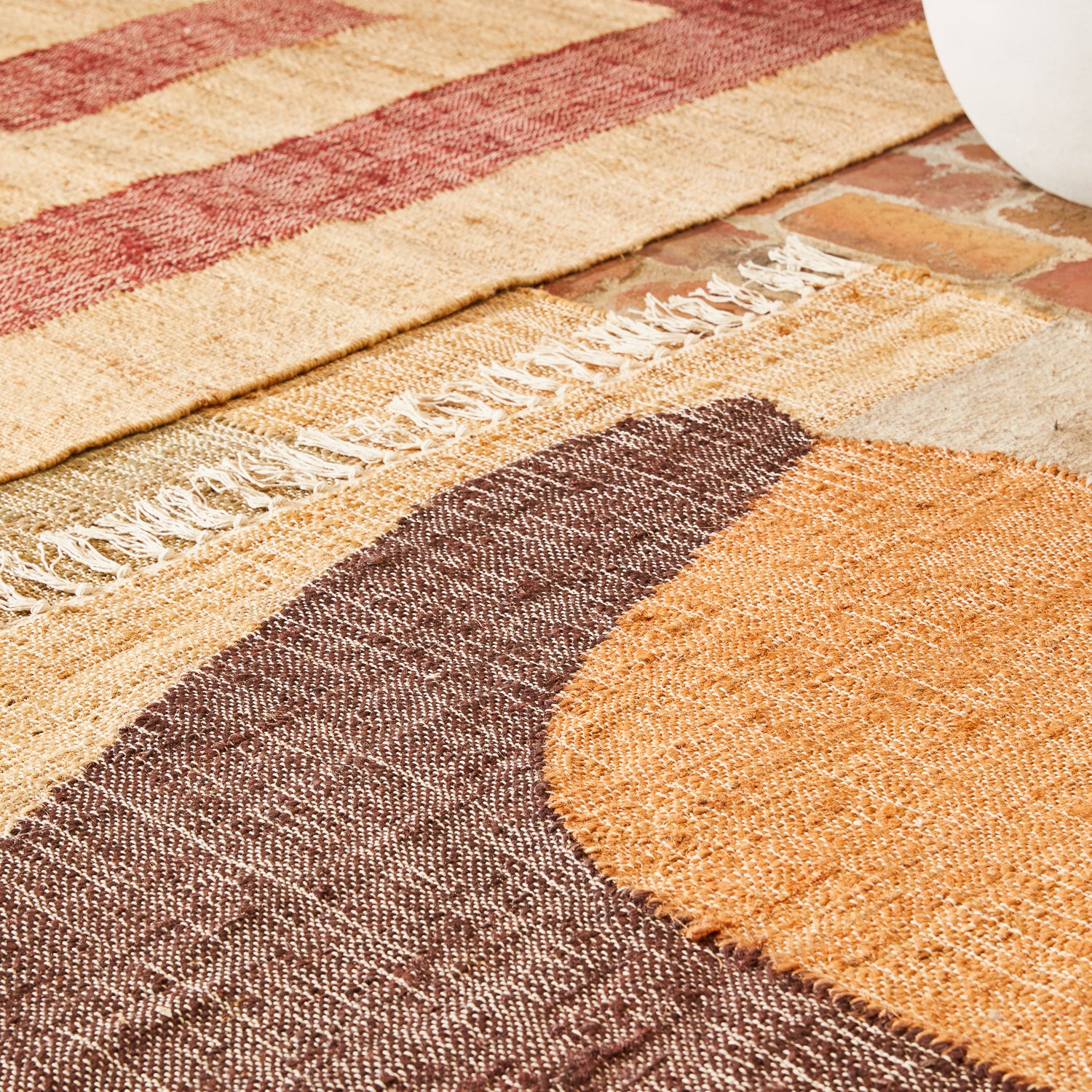 Raphael Natural Jute Rug - Handwoven Eco-Friendly Area Rug for Living Room, Bedroom, or Nursery | Soft & Durable Floor Mat