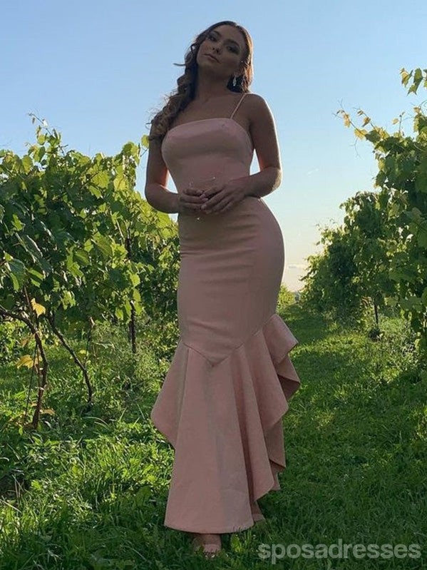 Elegant Pink Mermaid Maxi Long Prom Dress for Women - Formal Evening Gown for Party, Homecoming, Wedding & Special Occasions