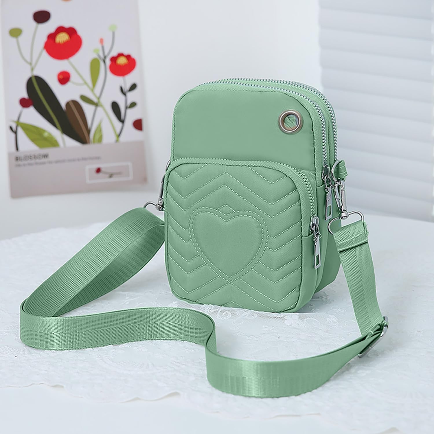 SYGA Women's Crossbody Phone Bag - Small Shoulder Purse for Phone, Wallet & Coins | Perfect for Travel, Shopping & Everyday Use