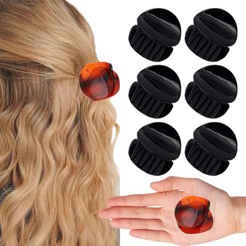 Pack of 6 (Round)-Black