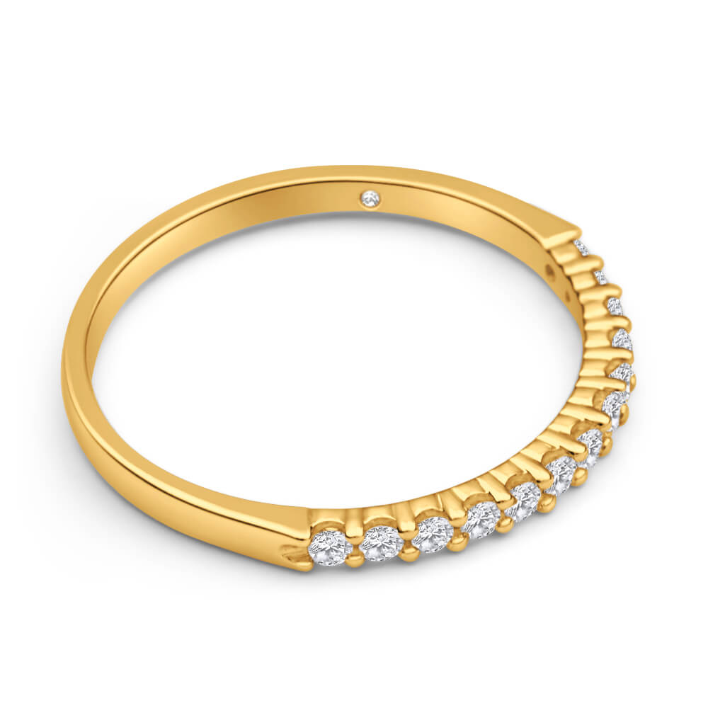 3/4 Carat Flawless Cut 18K Yellow Gold Diamond Engagement Ring for Women - Perfect for Proposals, Anniversaries & Special Occasions