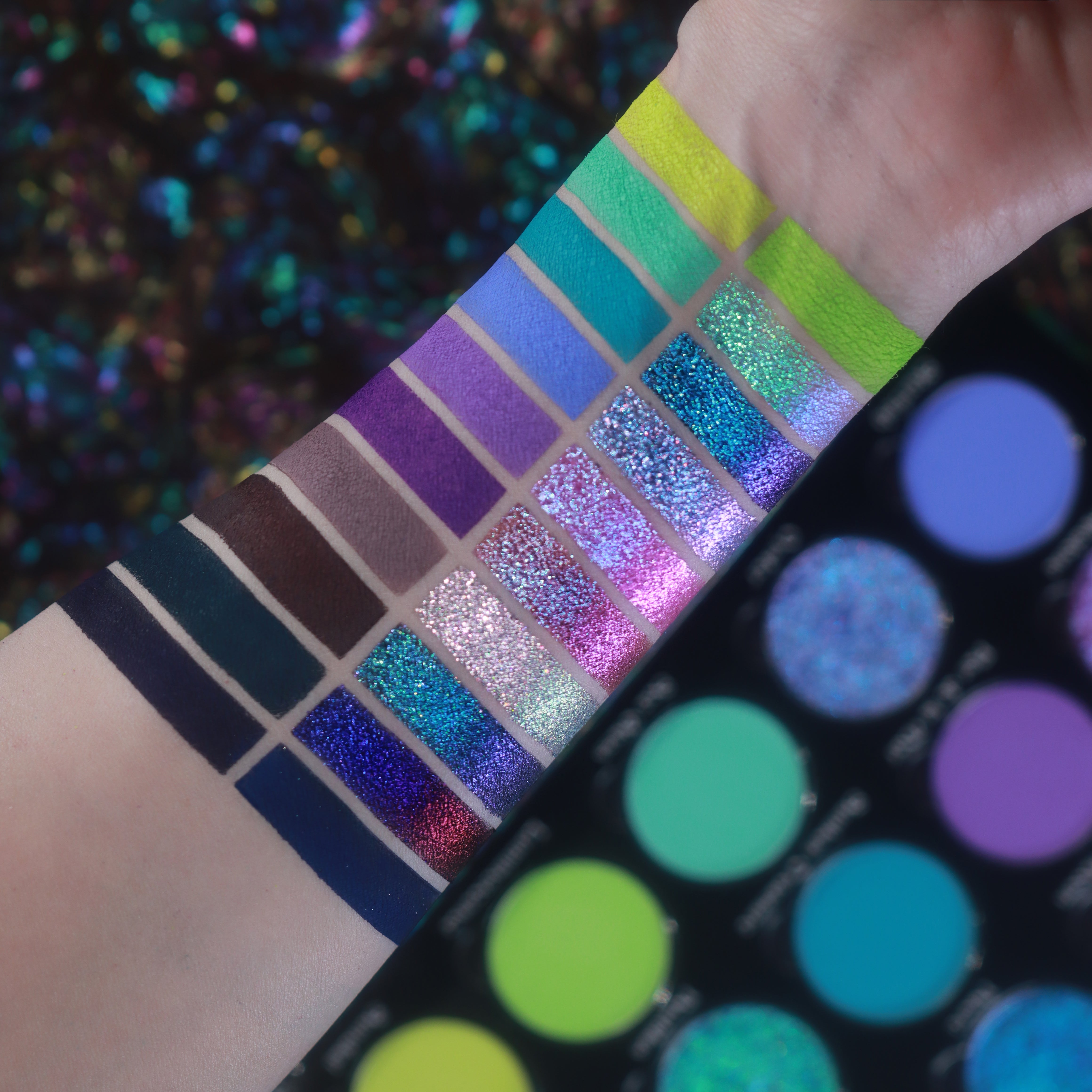 Ocean Jewel Eyeshadow Palette - 12 Vibrant Matte & Shimmer Shades for Stunning Eye Makeup | Perfect for Day & Night Looks, Parties & Special Occasions
